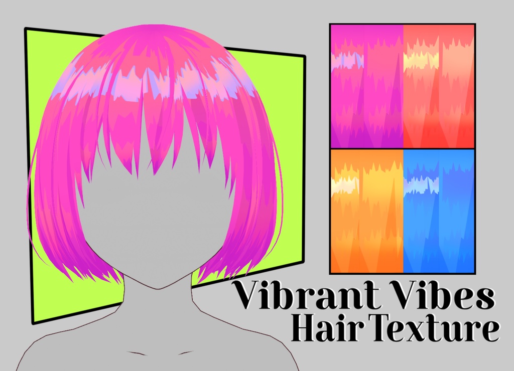 VRoid Hair Textures!