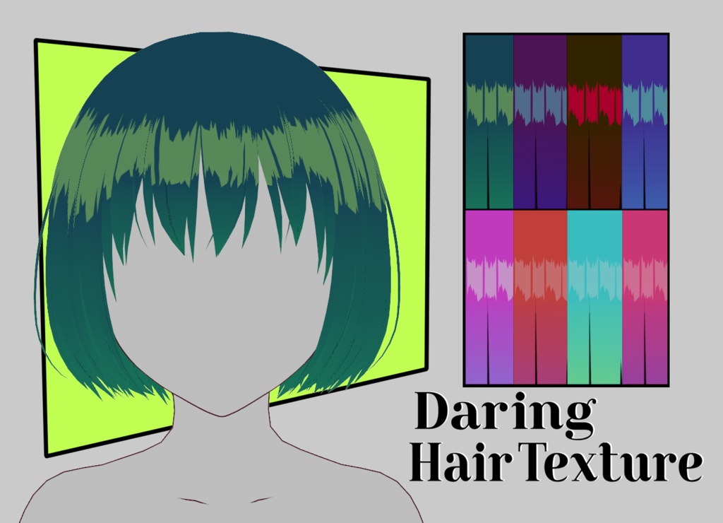 VRoid Hair Textures!