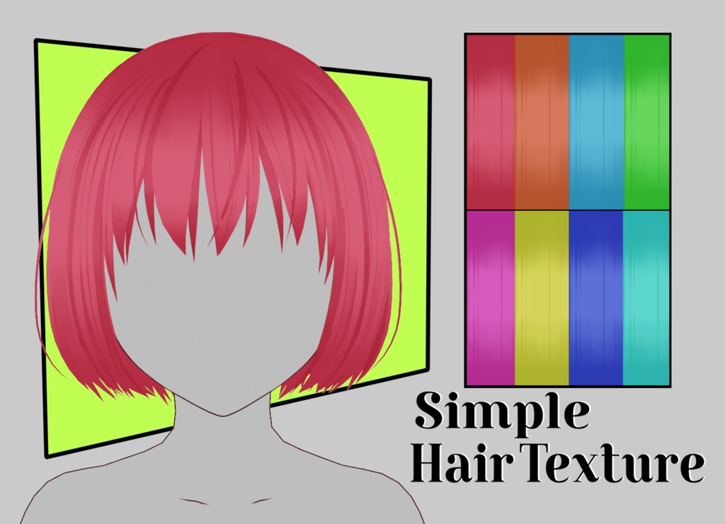 VRoid Hair Textures!