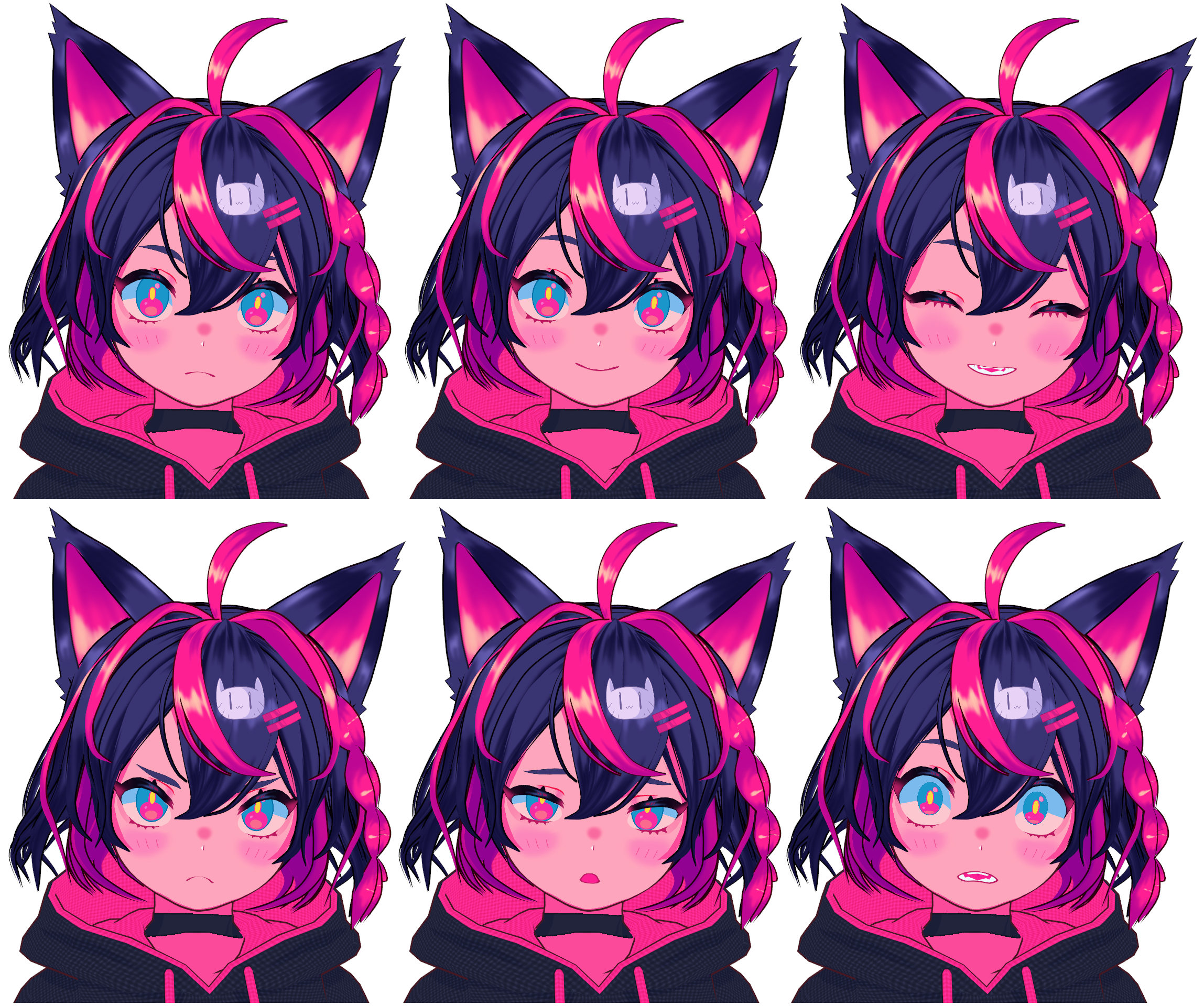 VRoid Model - P2U Cat Girl - acidicdollz - BOOTH