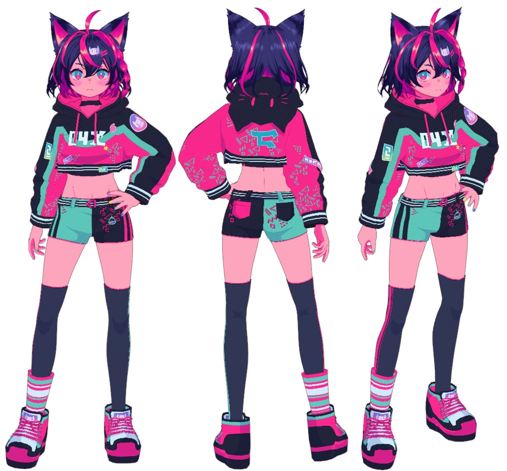 VRoid Model - P2U Cat Girl