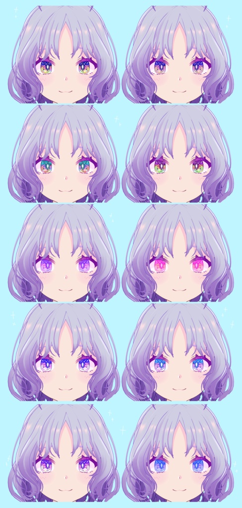 VRoid Kawaii Eye Textures