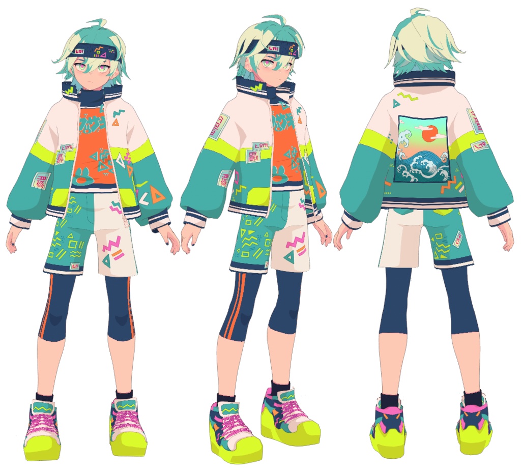 VRoid Model - P2U Sporty Guy