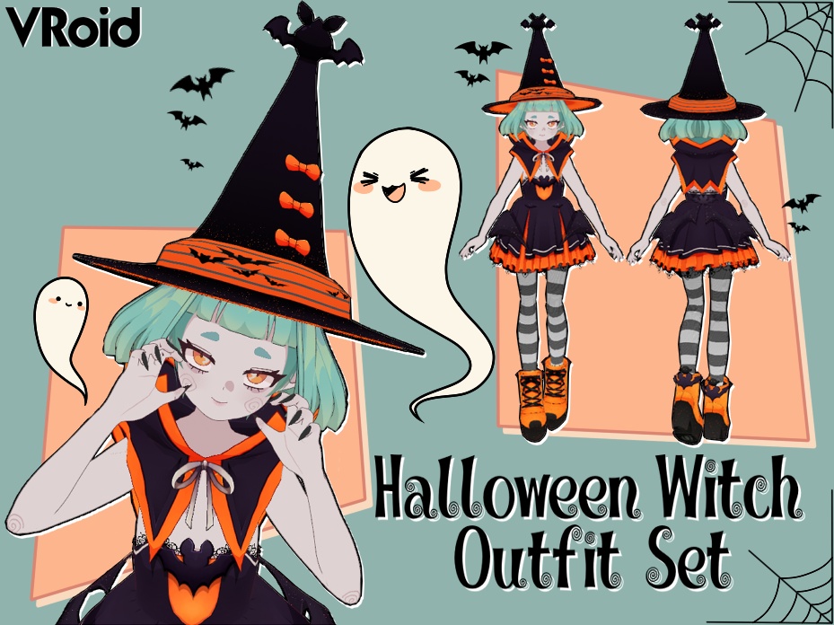 VRoid Halloween Witch - Outfit Set