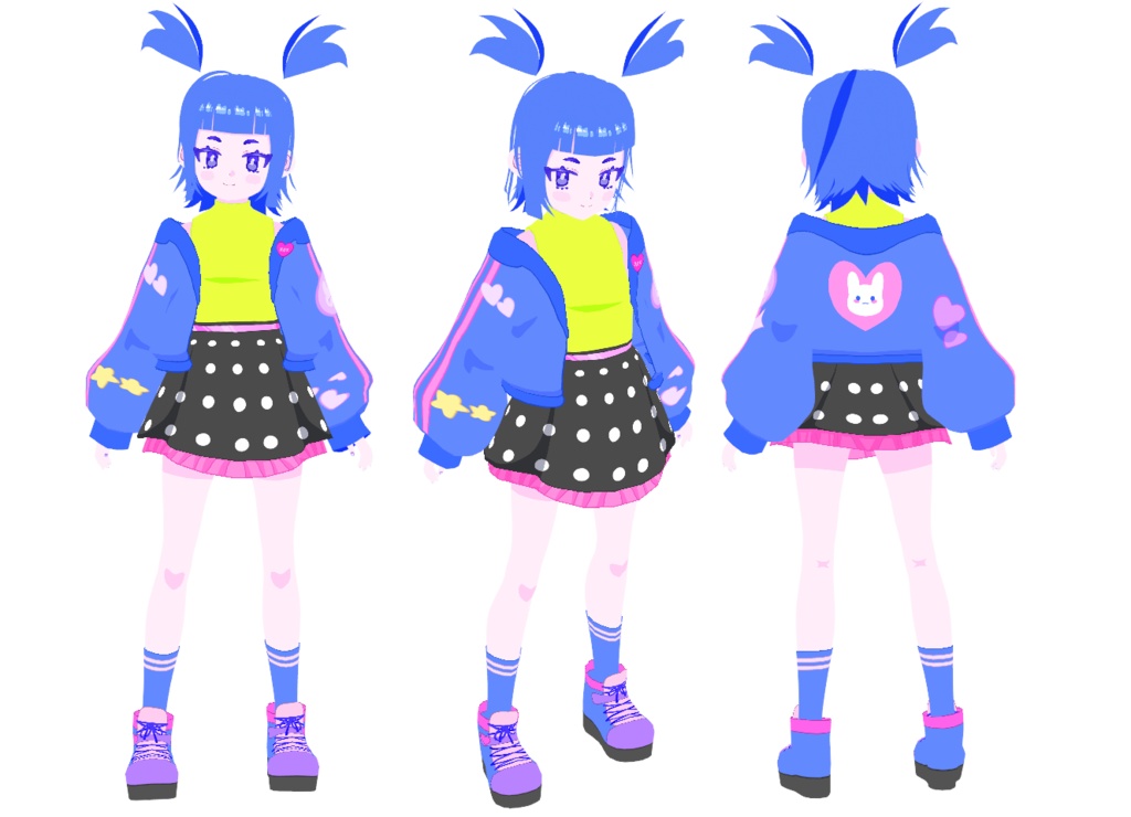 Vroid Model - P2U BUDGET Kawaii Girl