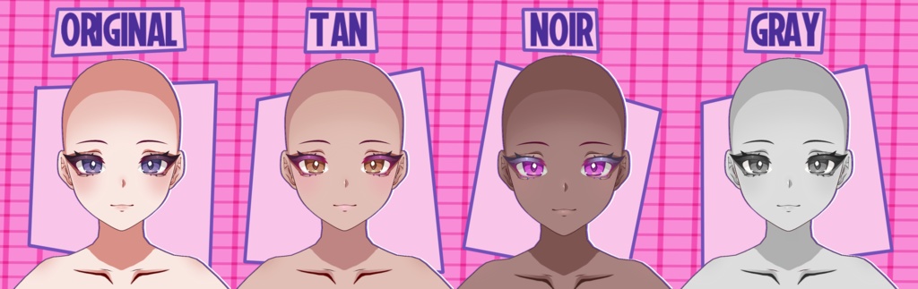 VROID MODEL - Anime Babe Base