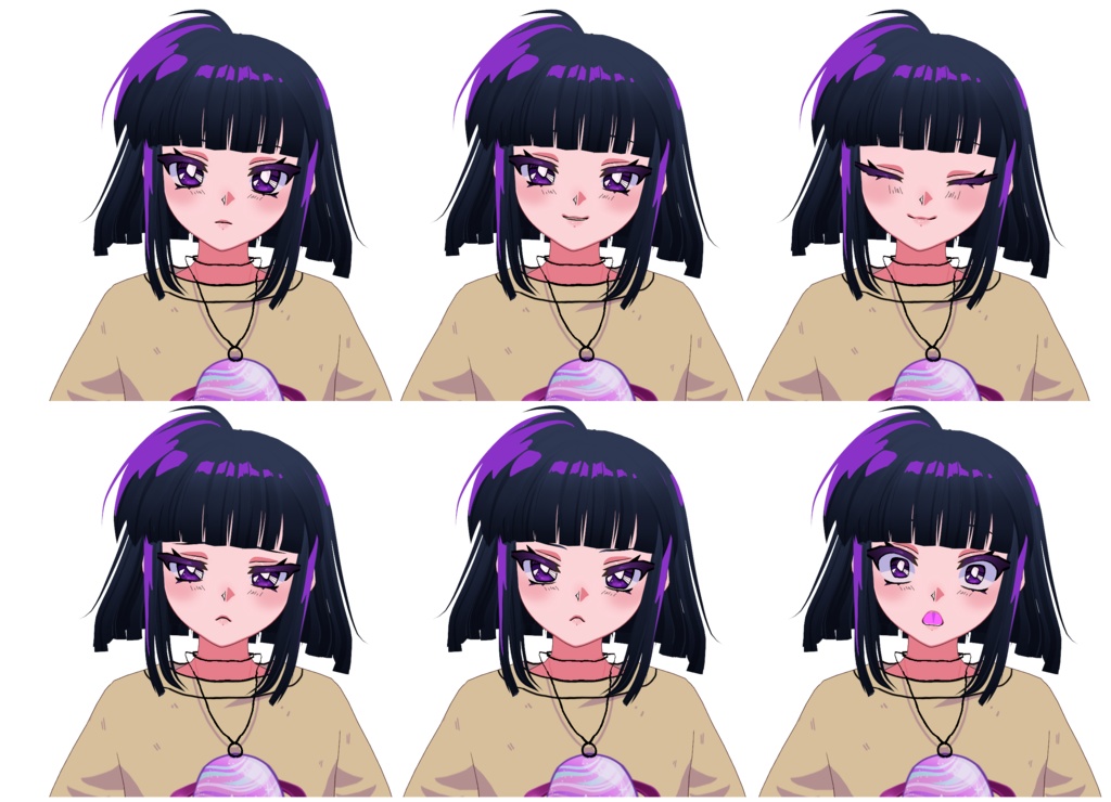 FREE - VRoid Model 90s Anime Vibes