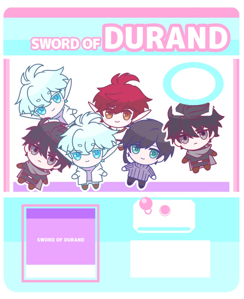 創作 UFOキャッチャーアクリルキーホルダー