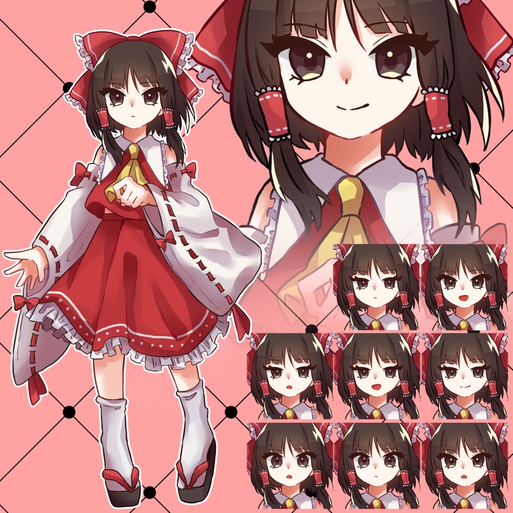 博麗霊夢立ち絵素材