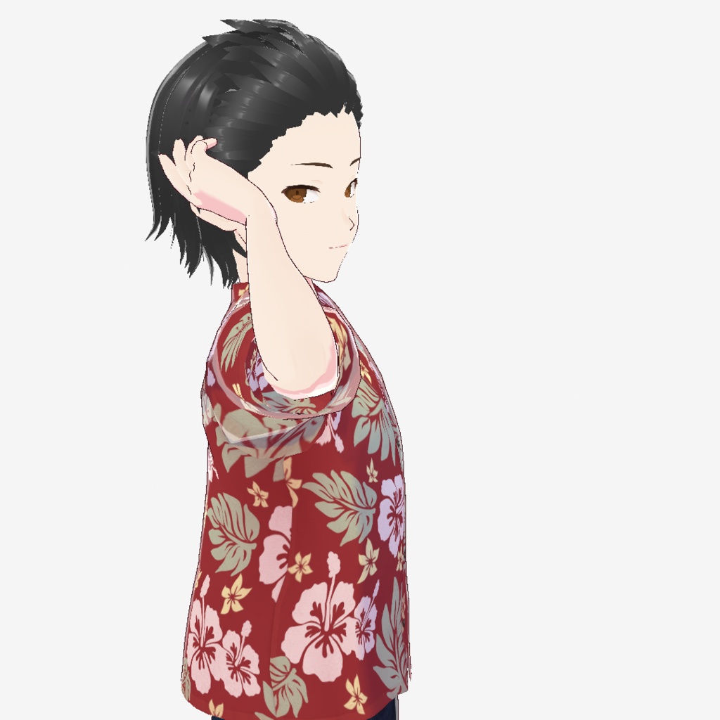 【Vroid用】やんちゃオールバック