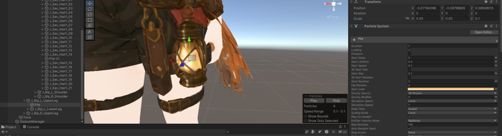 【VRChat想定モデル】ランタン-Lantern-