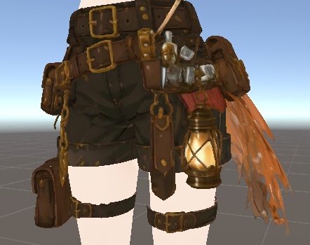 【VRChat想定モデル】ランタン-Lantern-