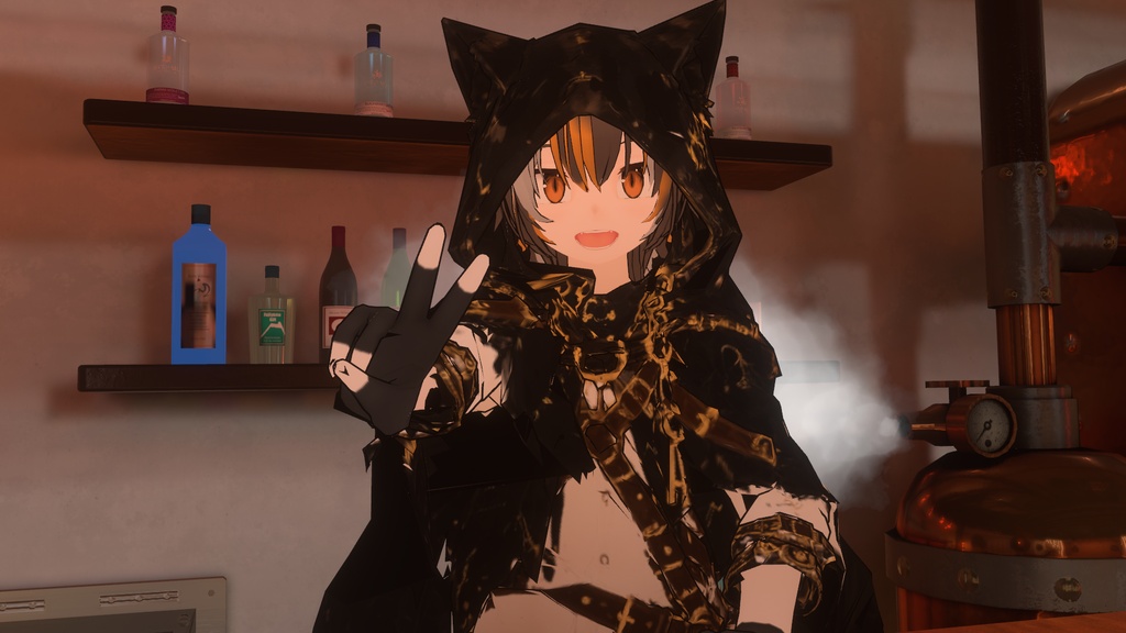【VRChat想定モデル】ミケ-Mike-
