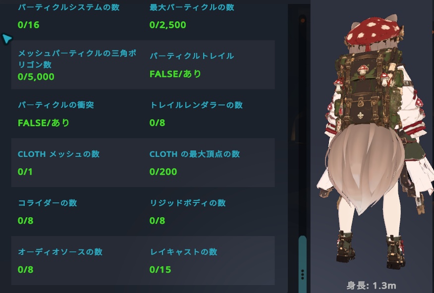 【VRChat想定モデル】キノ -Kino-