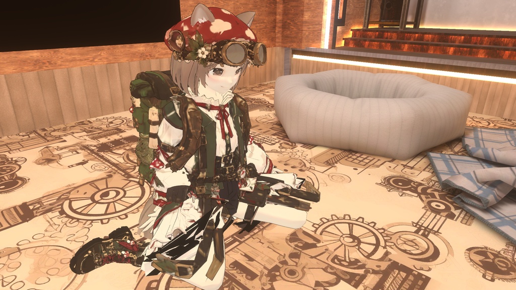 【VRChat想定モデル】キノ -Kino-