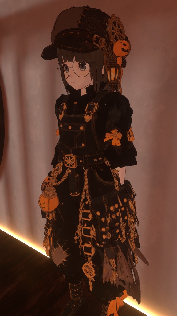 【VRChat想定モデル】クロック_Clock【ハロウィンVer.】
