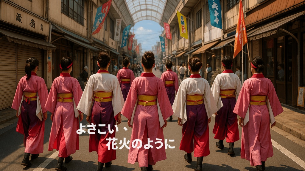 よさこい、花火のように｜MP3音源