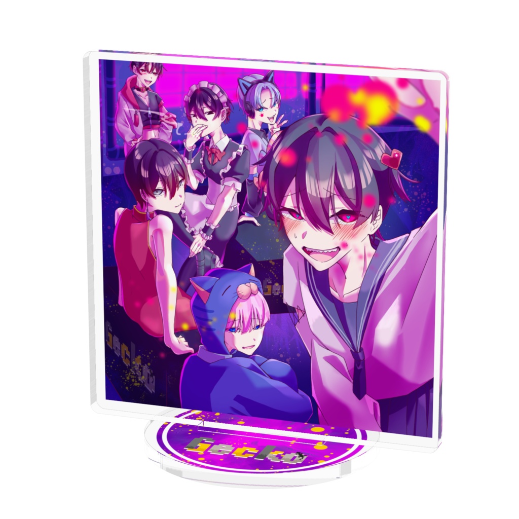 Geckoの創作男子アクスタ[YouTubeチャンネル登録者1万人記念グッズ]