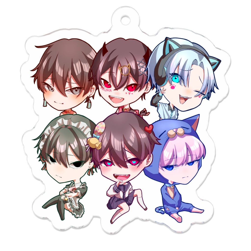 GeckoのSD創作男子アクキー[YouTubeチャンネル登録者1万人記念]