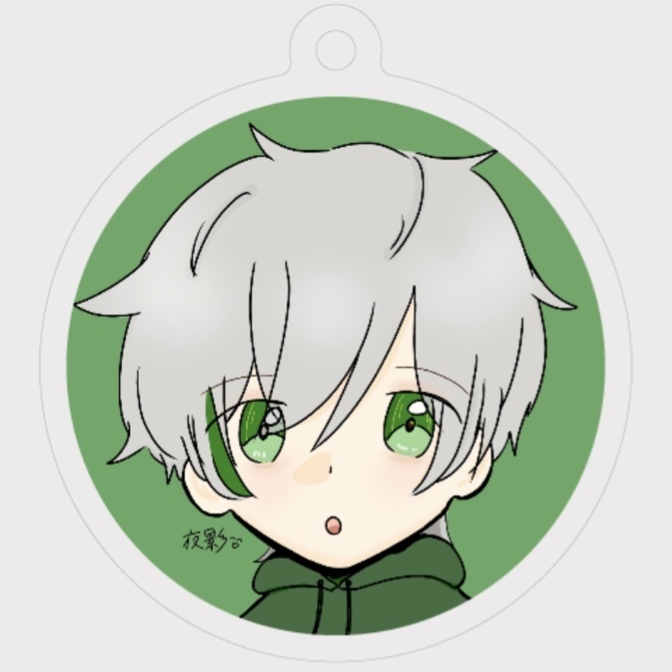 【2nd anniversary goods】アクリルキーホルダー 夜影