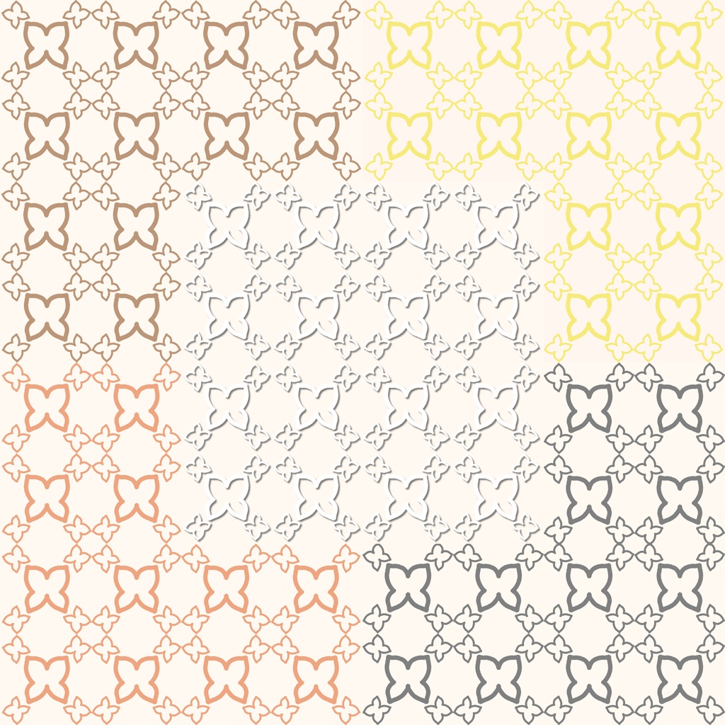 Hand-Drawn Butterfly Seamless Design Paper 40 Sheets (Digital Paper / PNG)