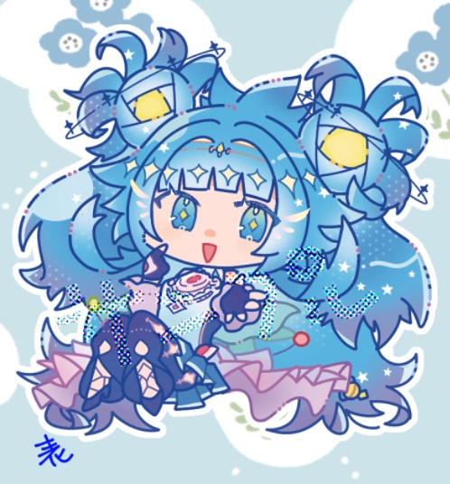 コスモス姫アクキー