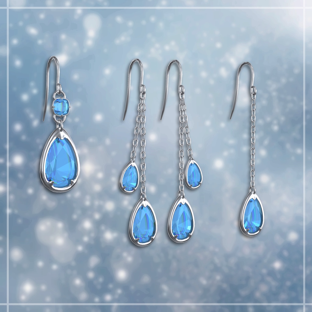 Azure Drop Earrings