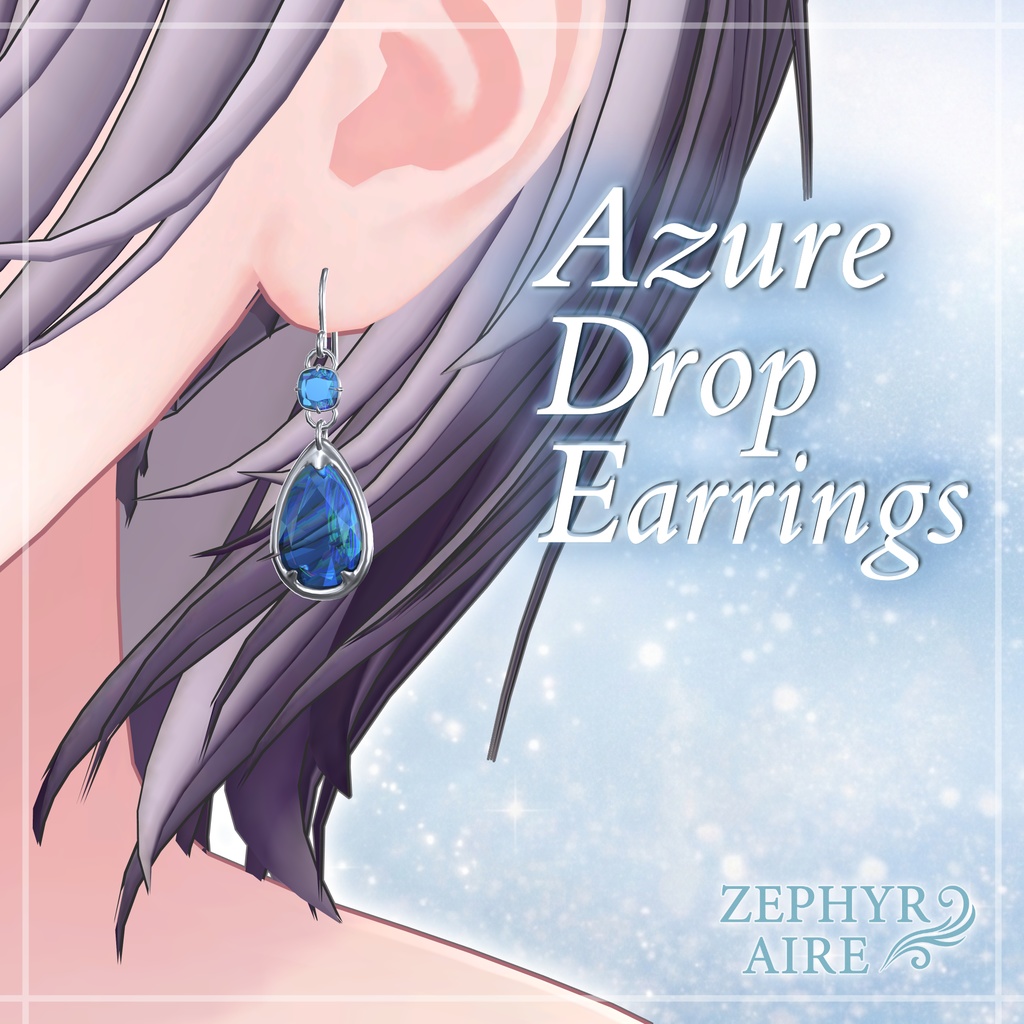 Azure Drop Earrings