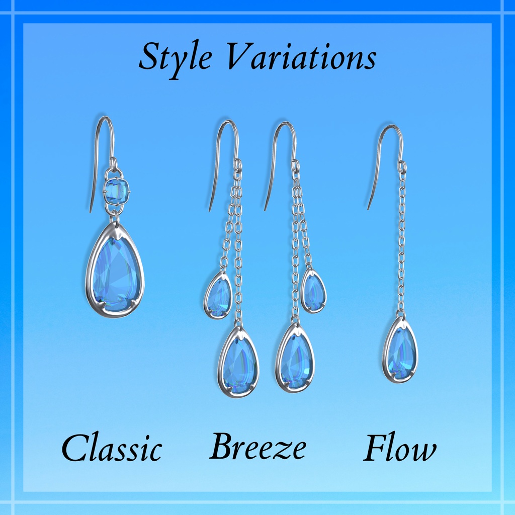 Azure Drop Earrings