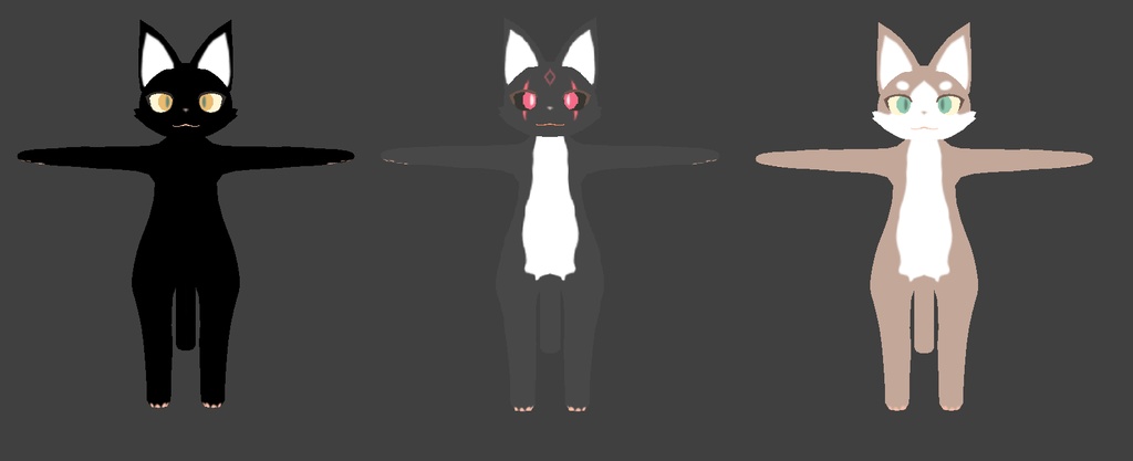 VRchat向けオリジナル3Dモデル「キャスパー」