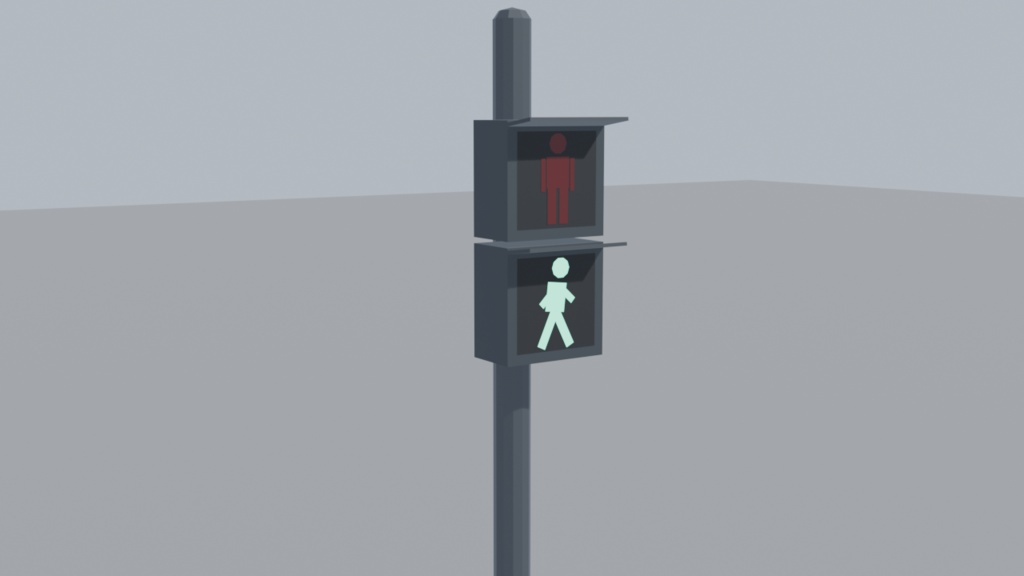 【3Dモデル】日本の信号機・道路標識セット 6種|Blender・FBX・GLB