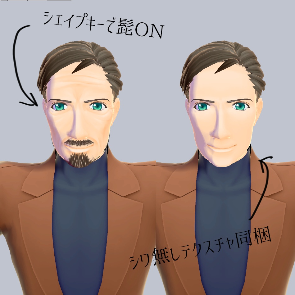 【サポート終了】竹流式オリジナル3Dモデル「デイヴィッド」