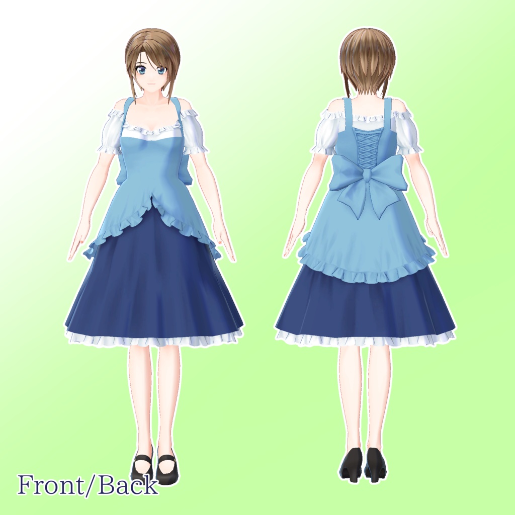 竹流式オリジナル3Dモデル「マリエ」