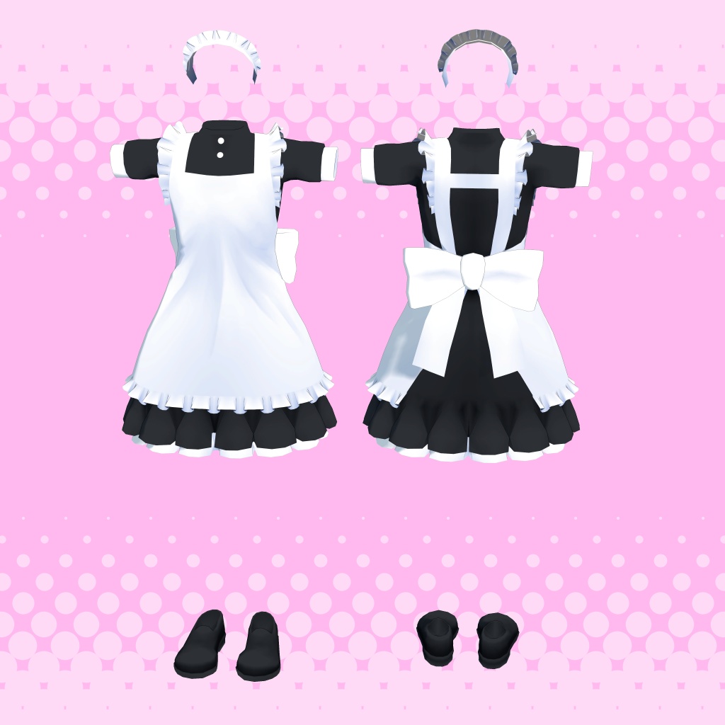 竹流式メンズメイドドレス