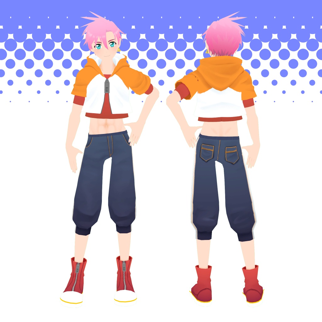 竹流式オリジナル3Dモデル「エスト君」