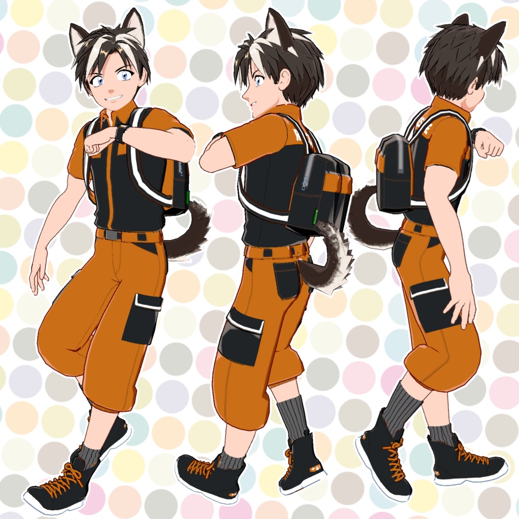 竹流式オリジナル3Dモデル「バルト」