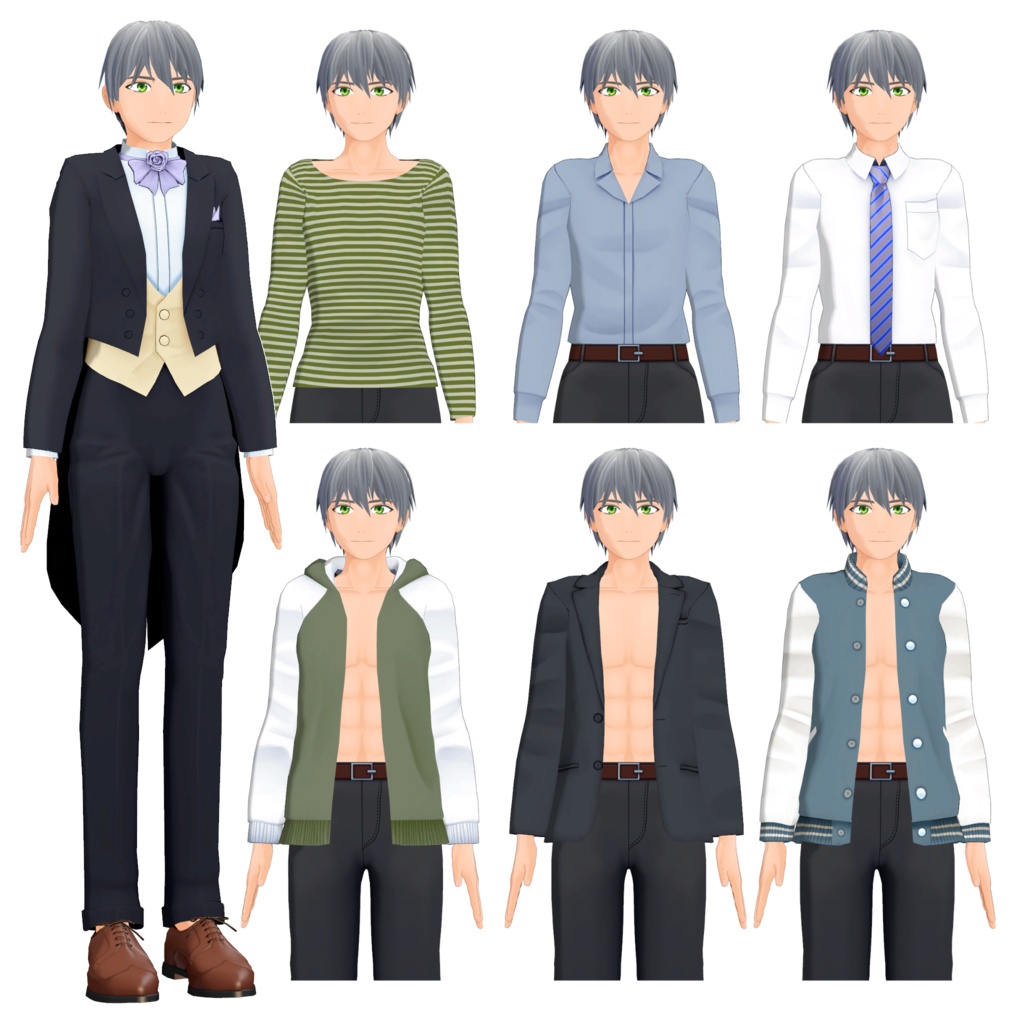 竹流式オリジナル3Dモデル「ジョンスミス」