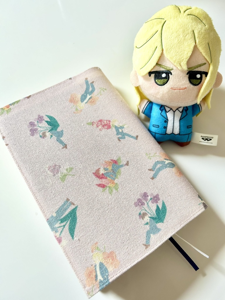 こてっこ誕生花ブックカバー