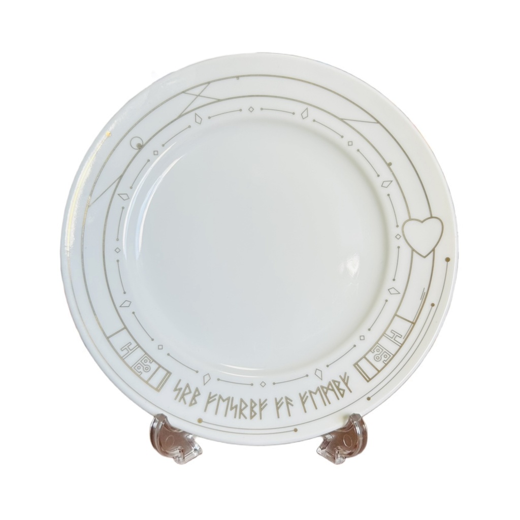 セラム様モチーフプレート "Per aspera ad astra"