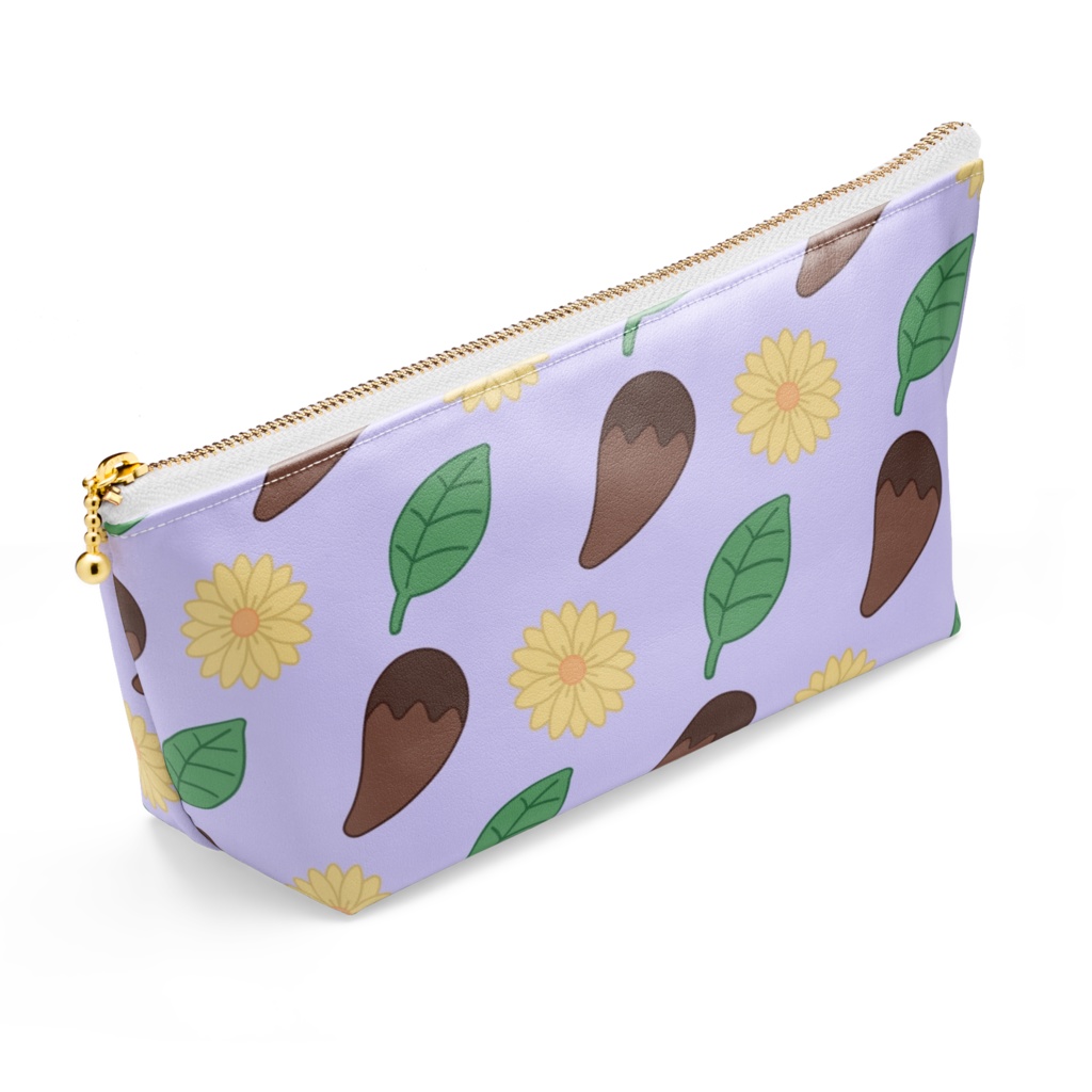 信楽柄ポーチver紫