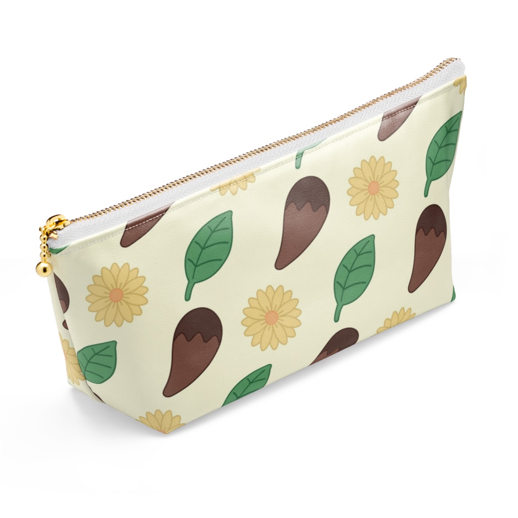 信楽柄ポーチver黄色