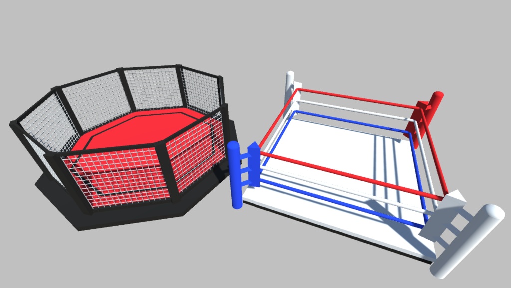 【3Dモデル】ボクシングジムにある道具たち(12点)