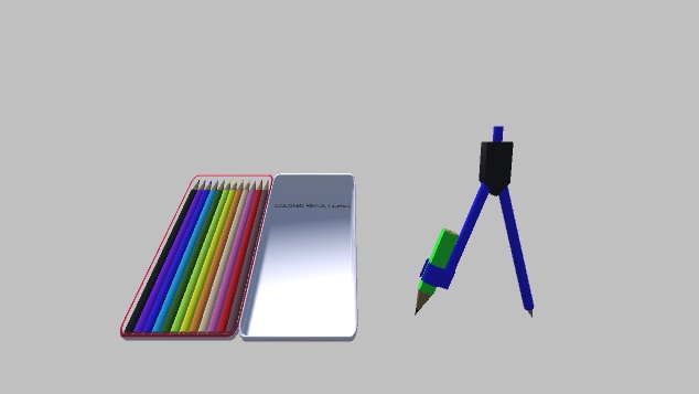 【3Dモデル】文房具セット(30点)