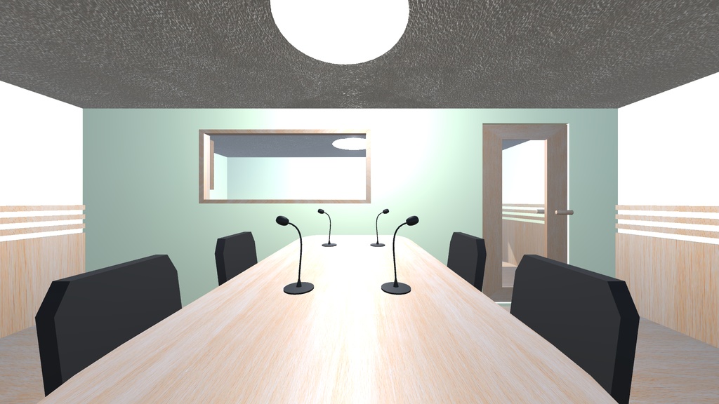 【3Dモデル】ラジオスタジオ