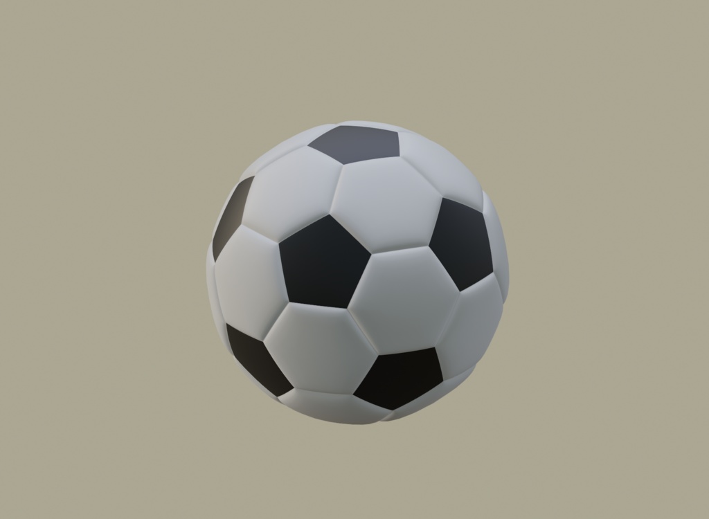 無料3Dモデル】サッカーボール - SSShop_3D - BOOTH