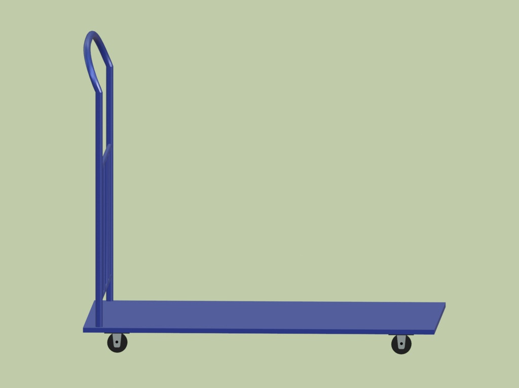【無料3Dモデル】台車
