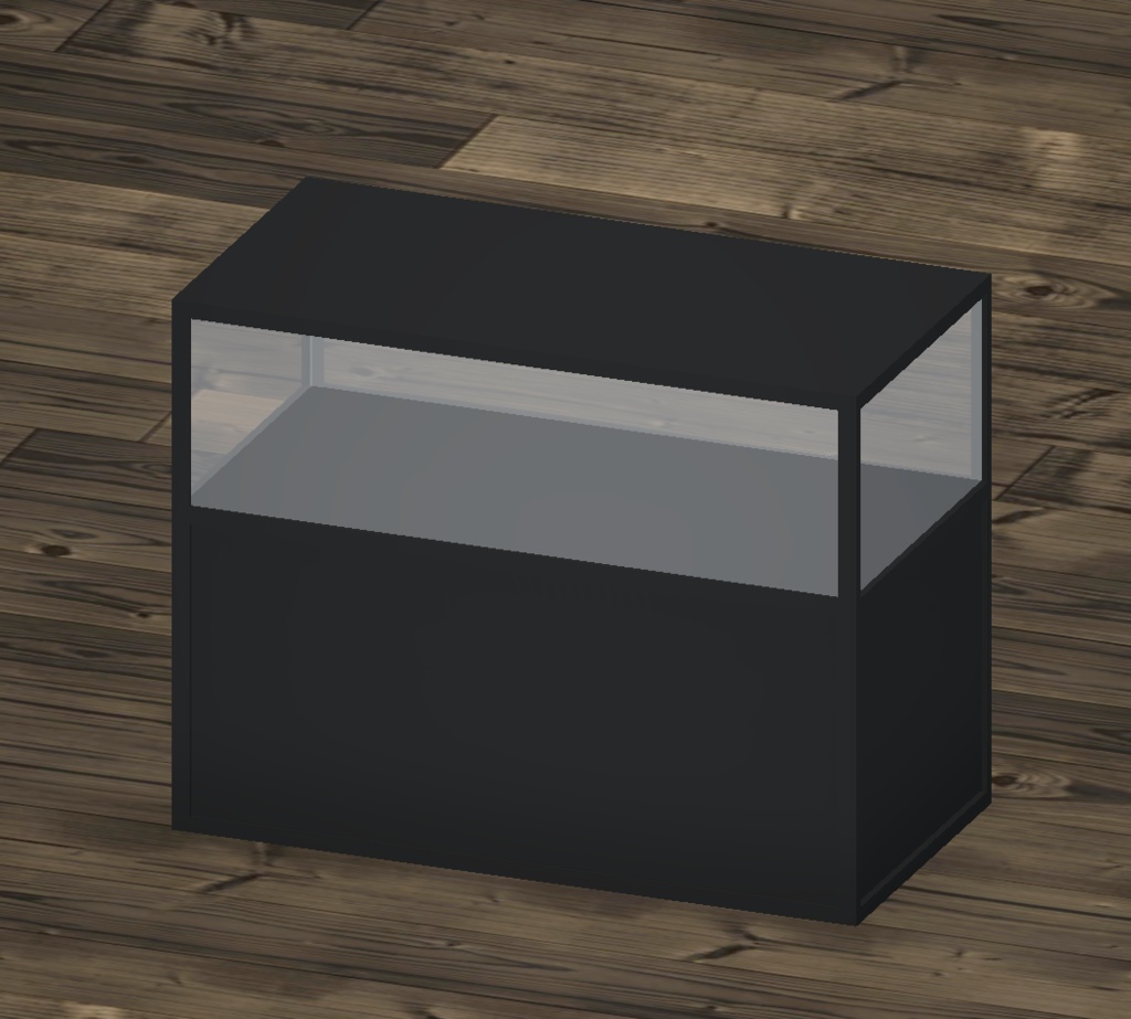 【無料3Dモデル】ショーケース