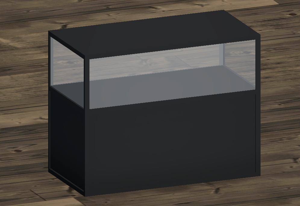 【無料3Dモデル】ショーケース