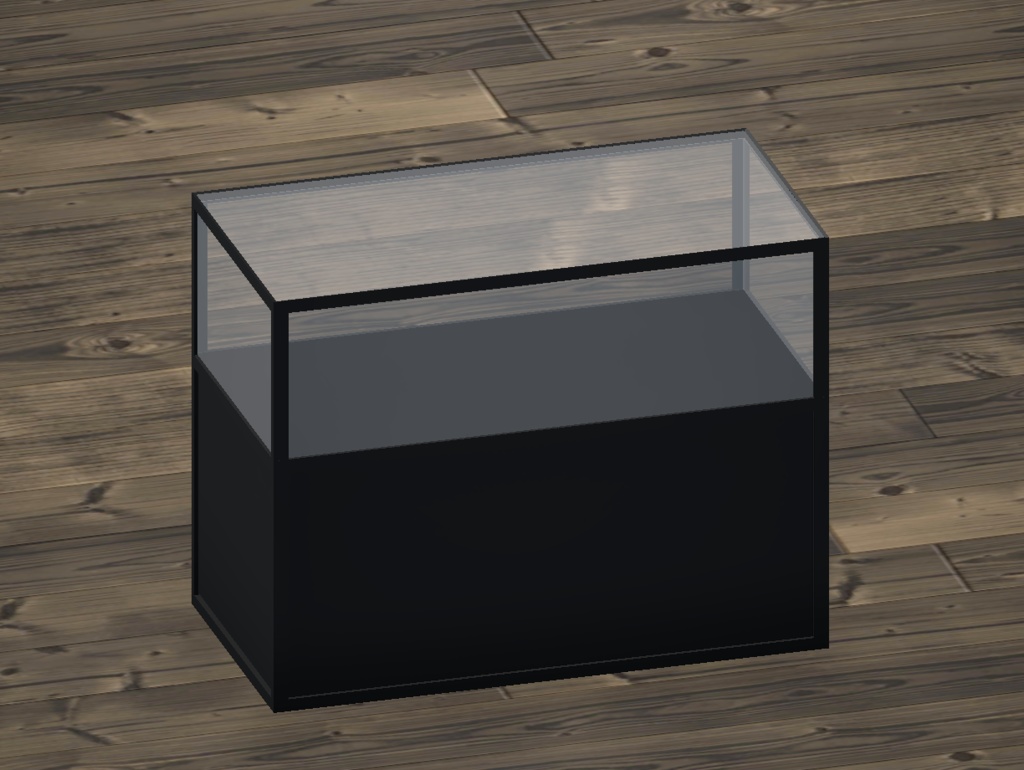 【無料3Dモデル】ショーケース2