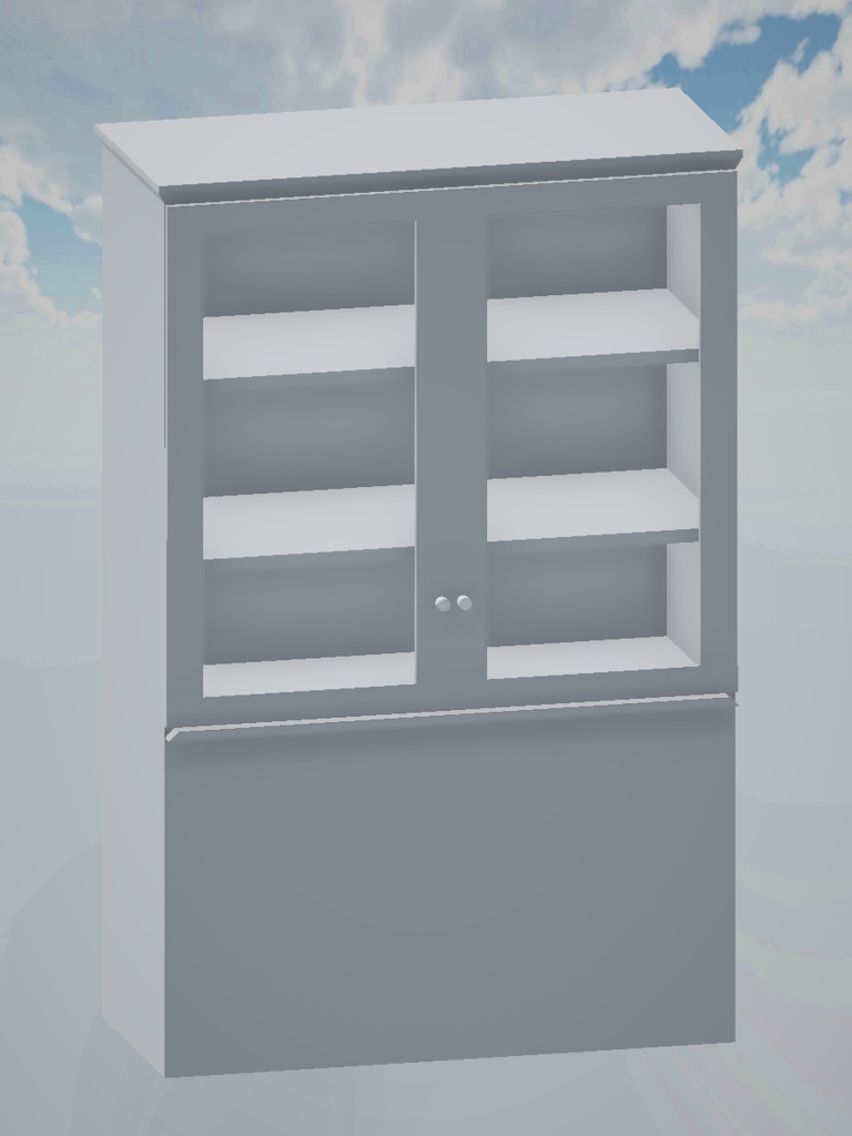 【無料3Dモデル】科学室にある棚